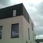 Gevelbekleding in hout door schrijnwerker, Wim Verstreepen